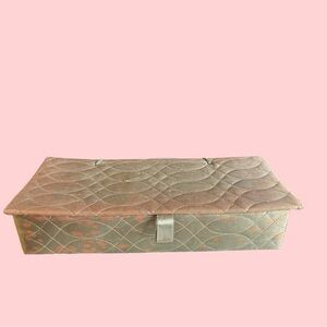 quilted vintage glove box